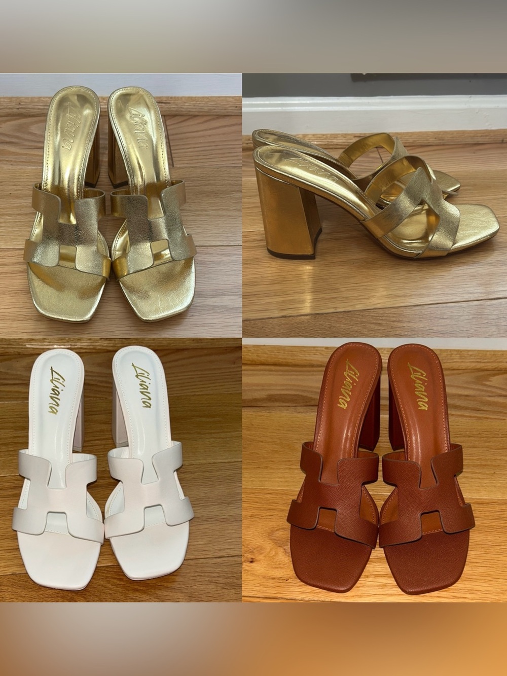 Lot of Sandal Block Heels - size 10